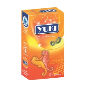 Yuki Real Feeling (Cam) hộp 12 cái