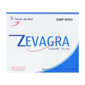 Zevagra 20mg Medisun 1 vỉ x 2 viên