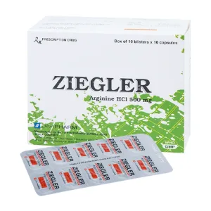 Ziegler 500mg Davipharm 6 vỉ x 10 viên