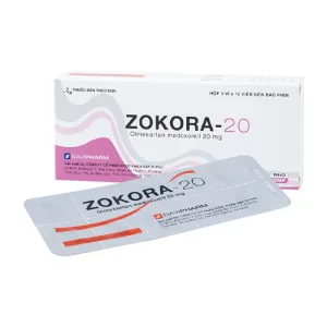 Zokora-20 Davipharm 3 vỉ x 10 viên