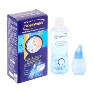 Bộ dụng Cụ Vệ Sinh Mũi Rohto NoseWash hộp 1 bình + 400ml