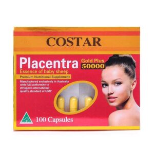 Nhau thai cừu Costar Placentra Gold Plus 50000mg Hộp 100 viên