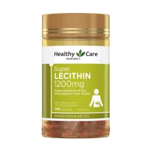 Mầm đậu nành Healthy Care Super Lecithin 1200mg Hộp 100 viên