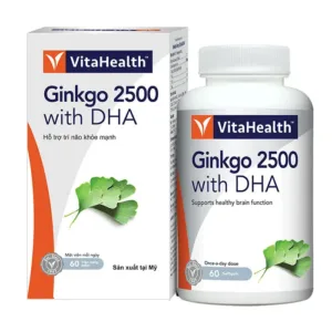 VitaHealth Ginkgo 2500 with DHA 60 viên